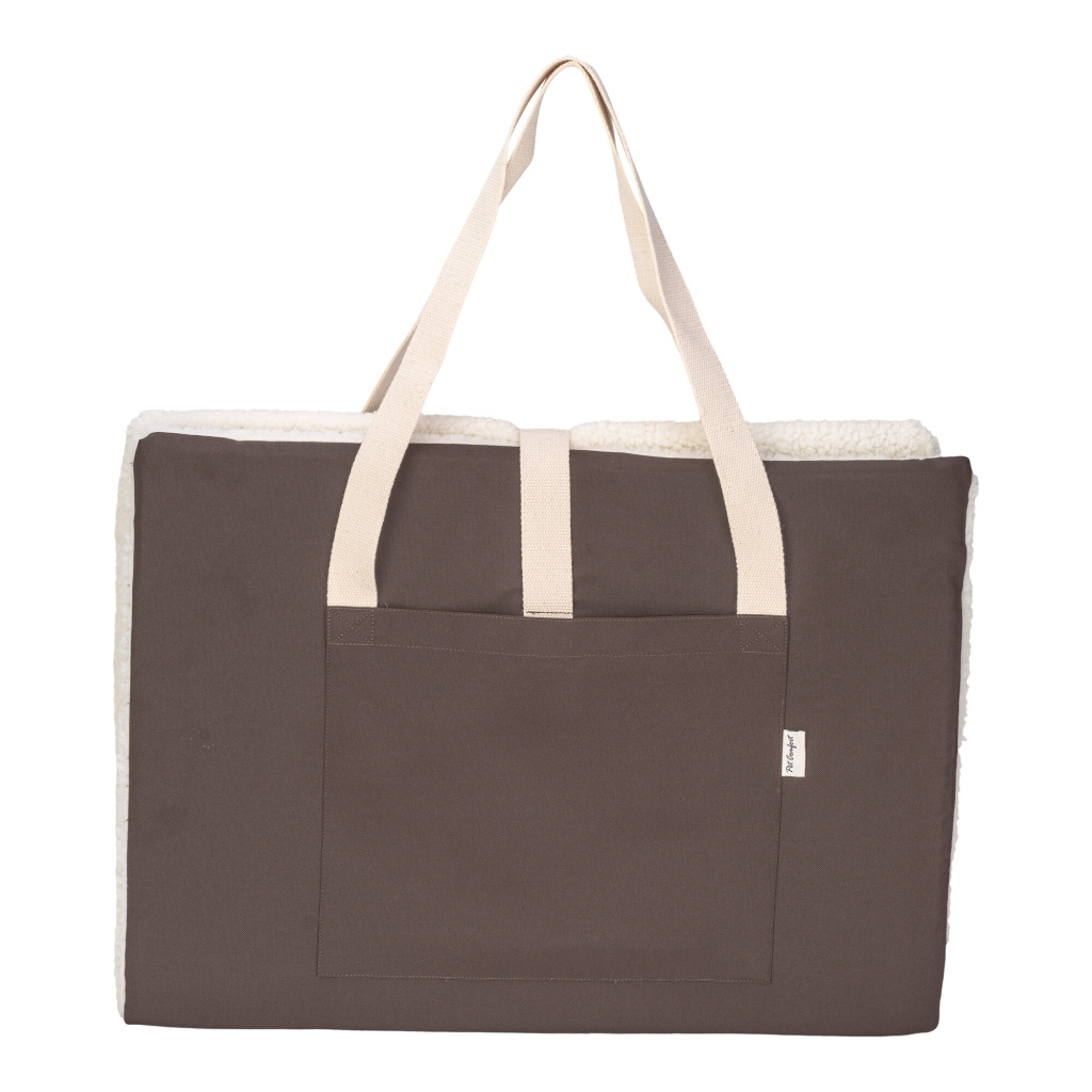 Pet Comfort Zen Taşınabilir Köpek Yatağı 102x67x2cm (Kahverengi)