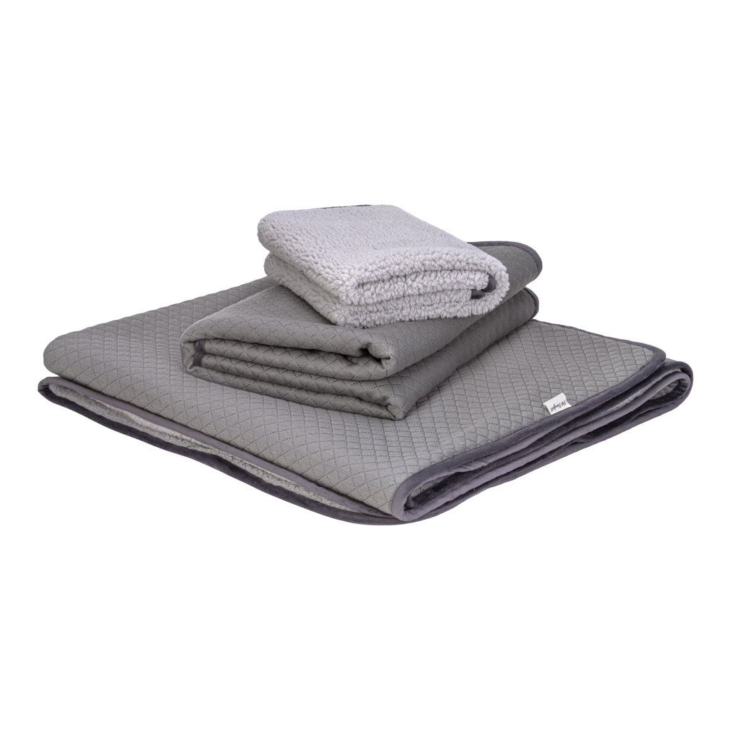 Pet Comfort Lodix Mirinda Köpek Battaniyesi 70x100cm (Gri) [M]