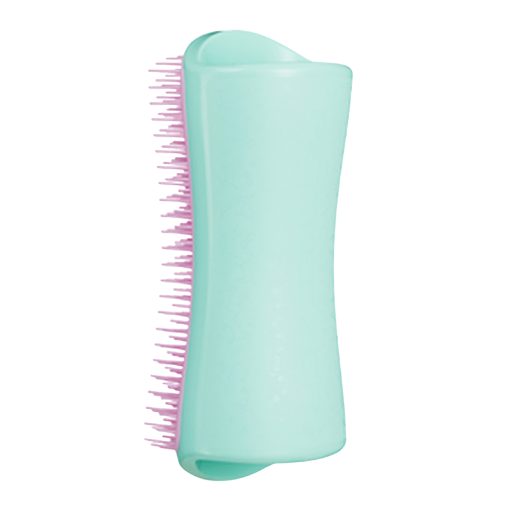 PET TEEZER De-Shedding Tüy Toplayıcı Büyük Irk Köpek Bakım Fırçası 14,7x6,4cm (Pembe)