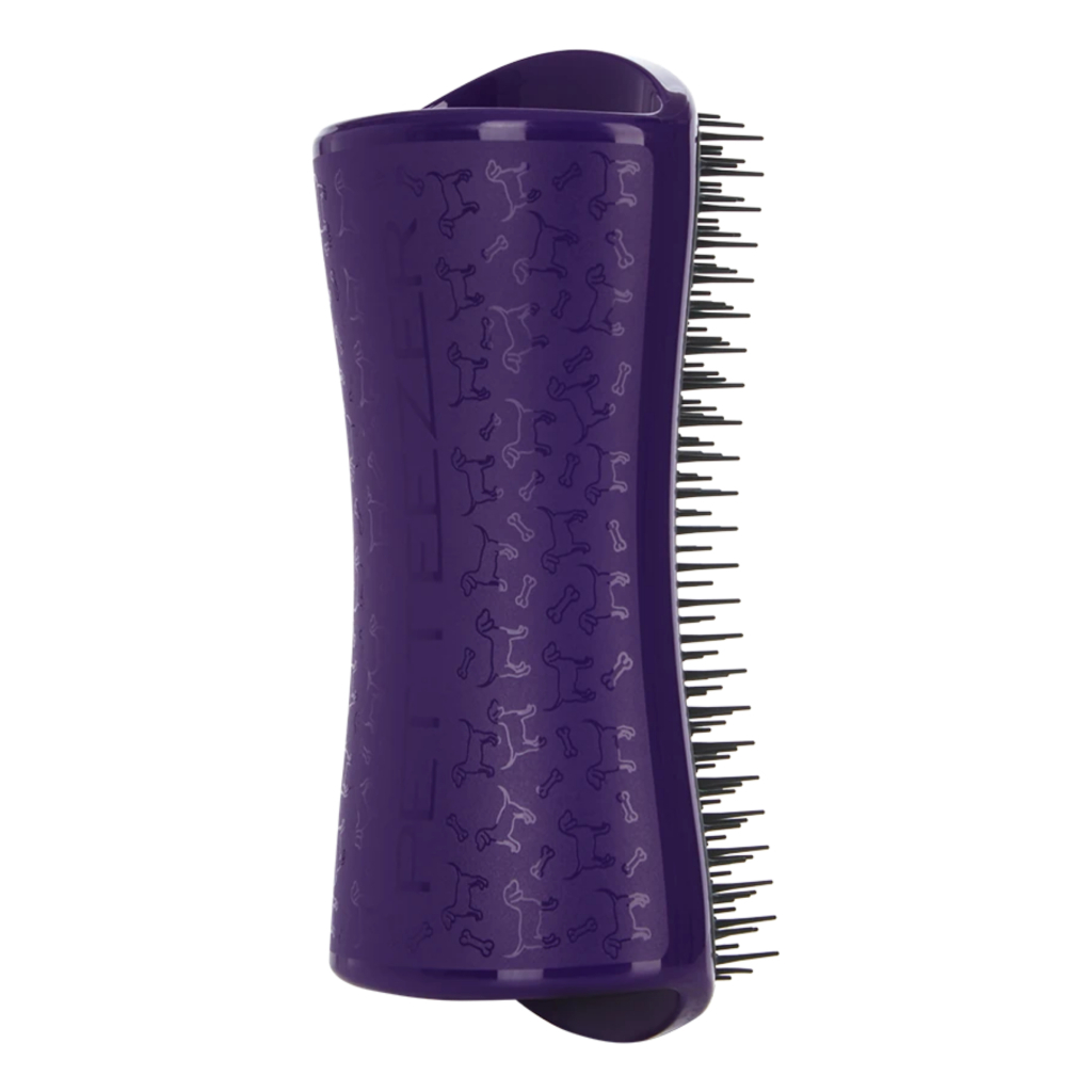 PET TEEZER De-Shedding Tüy Toplayıcı Büyük Irk Köpek Bakım Fırçası 14,7x6,4cm (Siyah)