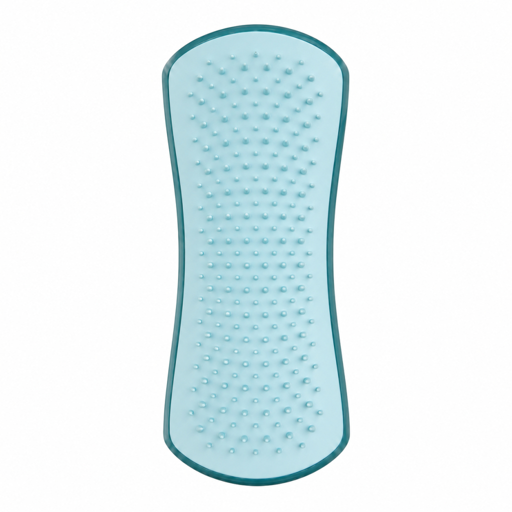PET TEEZER Detangling Dolaşık Açıcı Küçük Irk Köpek Bakım Fırçası 11,7x5cm (Mavi)