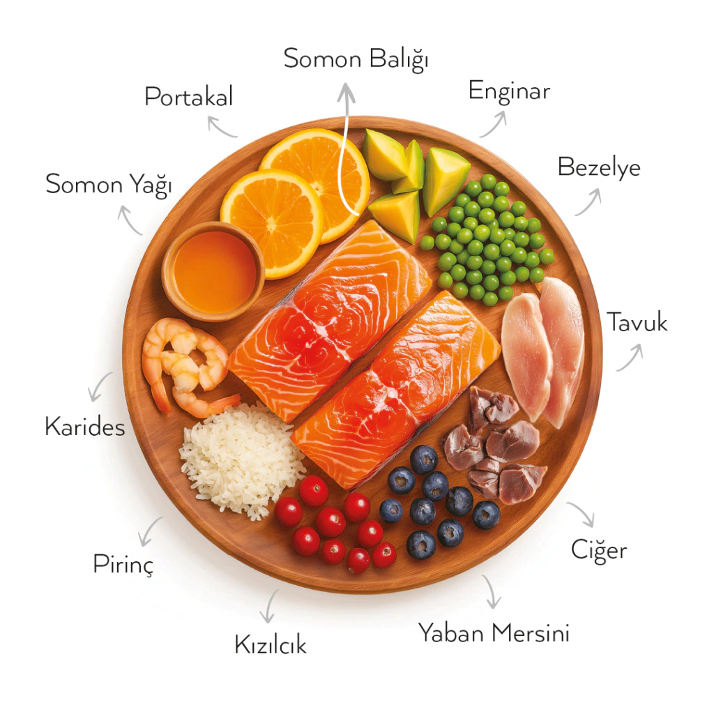 Petlebi Somonlu Kısırlaştırılmış Kedi Maması 2kg