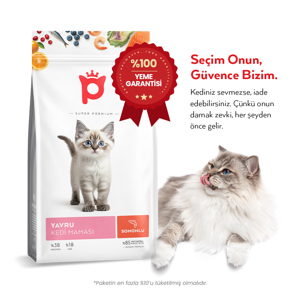 Petlebi Somonlu Yavru Kedi Maması 2kg