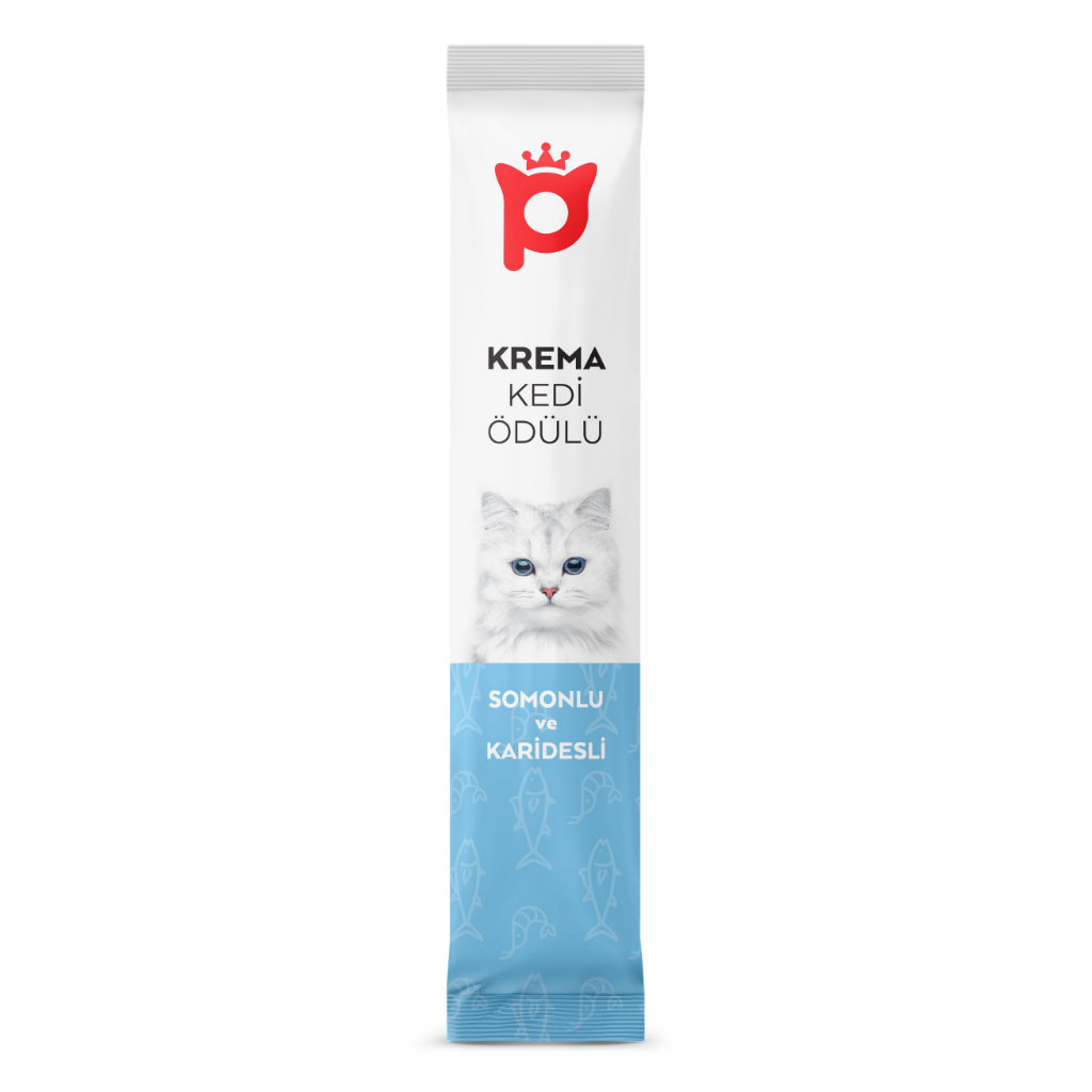 Petlebi Somonlu ve Karidesli Krema Kedi Ödül Maması 14gr