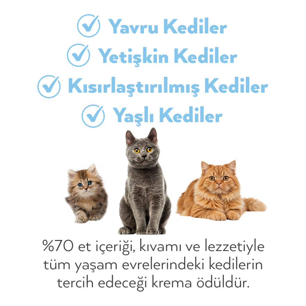 Petlebi Somonlu ve Karidesli Krema Kedi Ödül Maması 14gr (20 Adet)