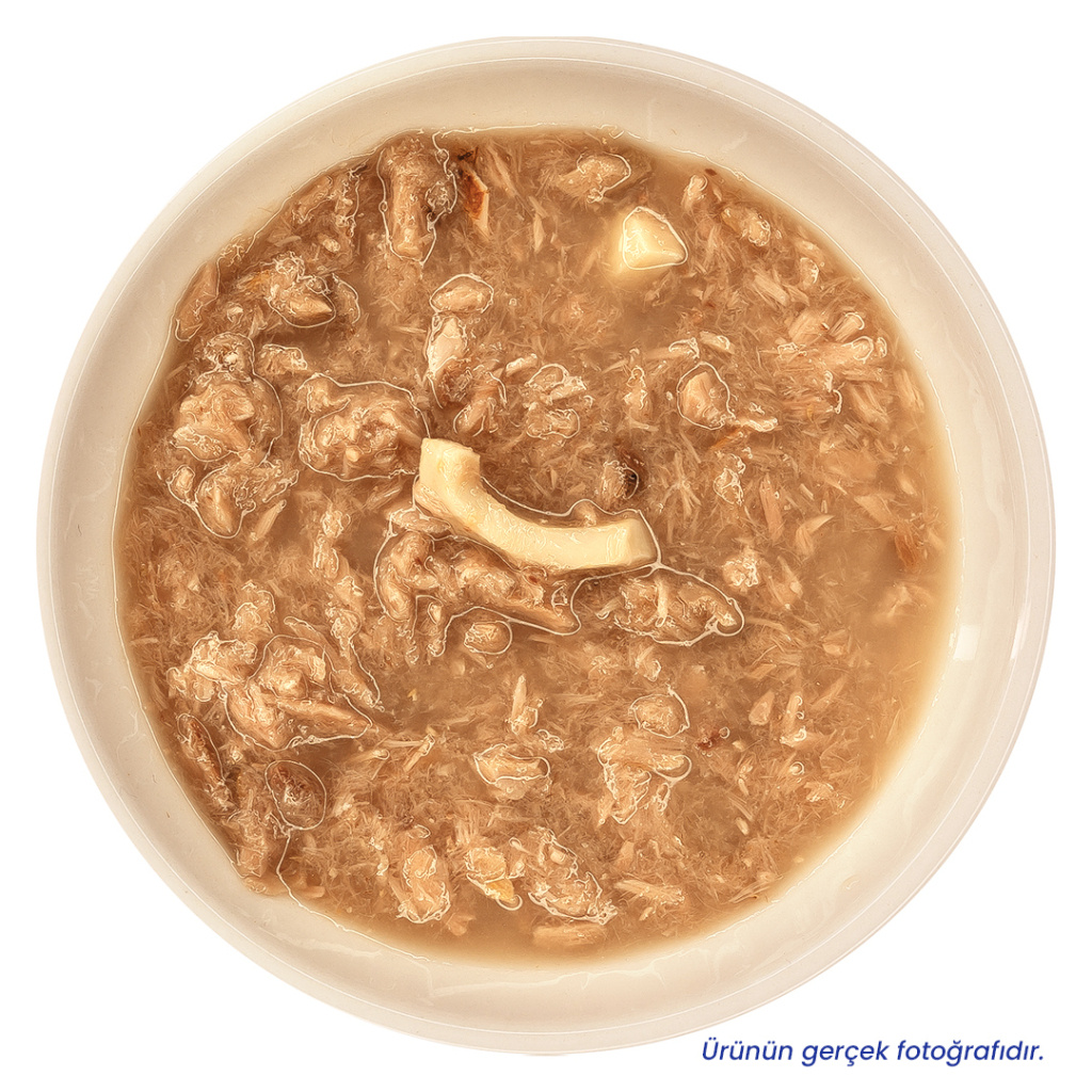 Petlebi Sos İçinde Fileto Taze Ton Balıklı ve Kalamarlı Kedi Konservesi 70gr (6 Adet)