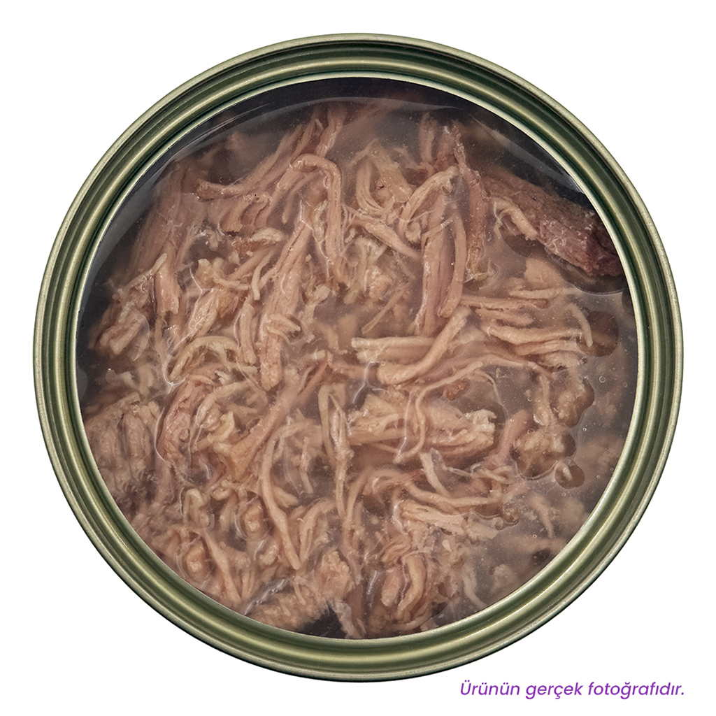 Petlebi Sos içinde Tiftiklenmiş Taze Ördek Etli Kedi Konservesi 70gr (6 Adet)