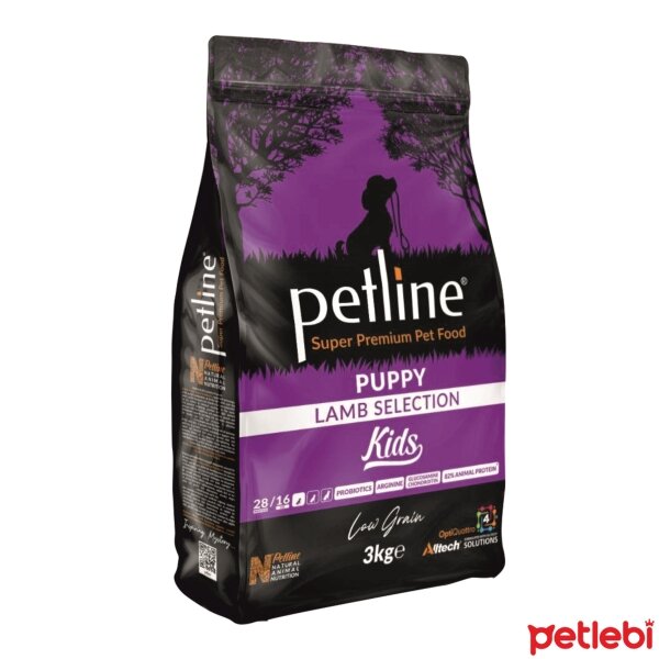 Petline Kids Lamb Selection Kuzu Etli Düşük Tahıllı Yavru Köpek Maması 3kg