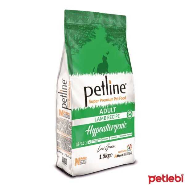 Petline Hypoallergenic Kuzu Etli Düşük Tahıllı Yetişkin Kedi Maması 1,5kg