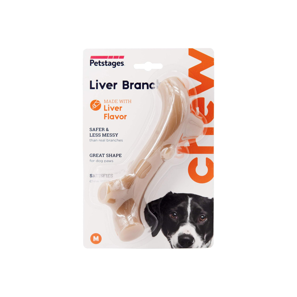 Petstages Liver Branch Ciğer Aromalı Köpek Çiğneme Oyuncağı 4,6x17,8cm (Kahverengi) [M]