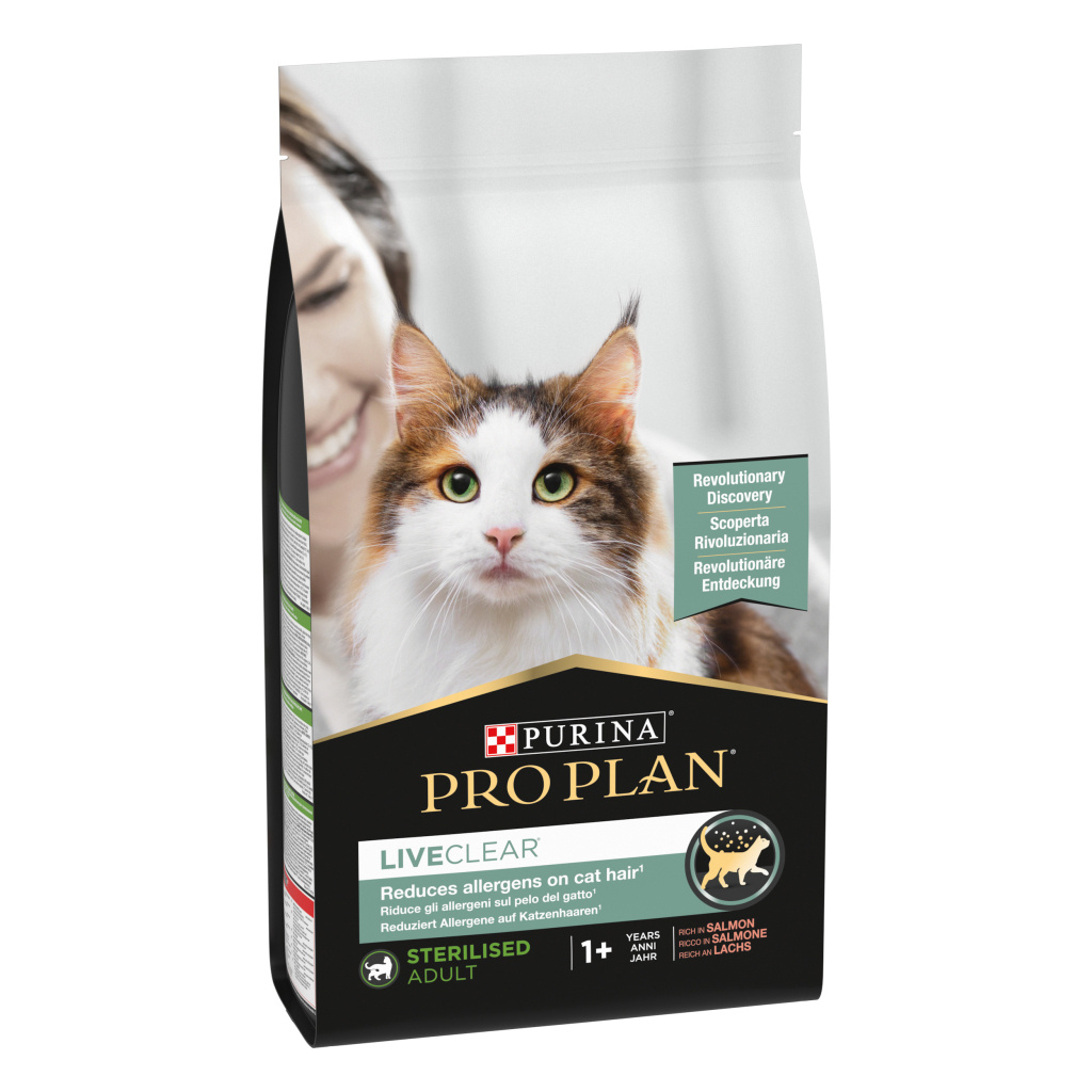 Pro Plan LiveClear Somonlu Alerjen Azaltan Kısırlaştırılmış Kedi Maması 1,4kg