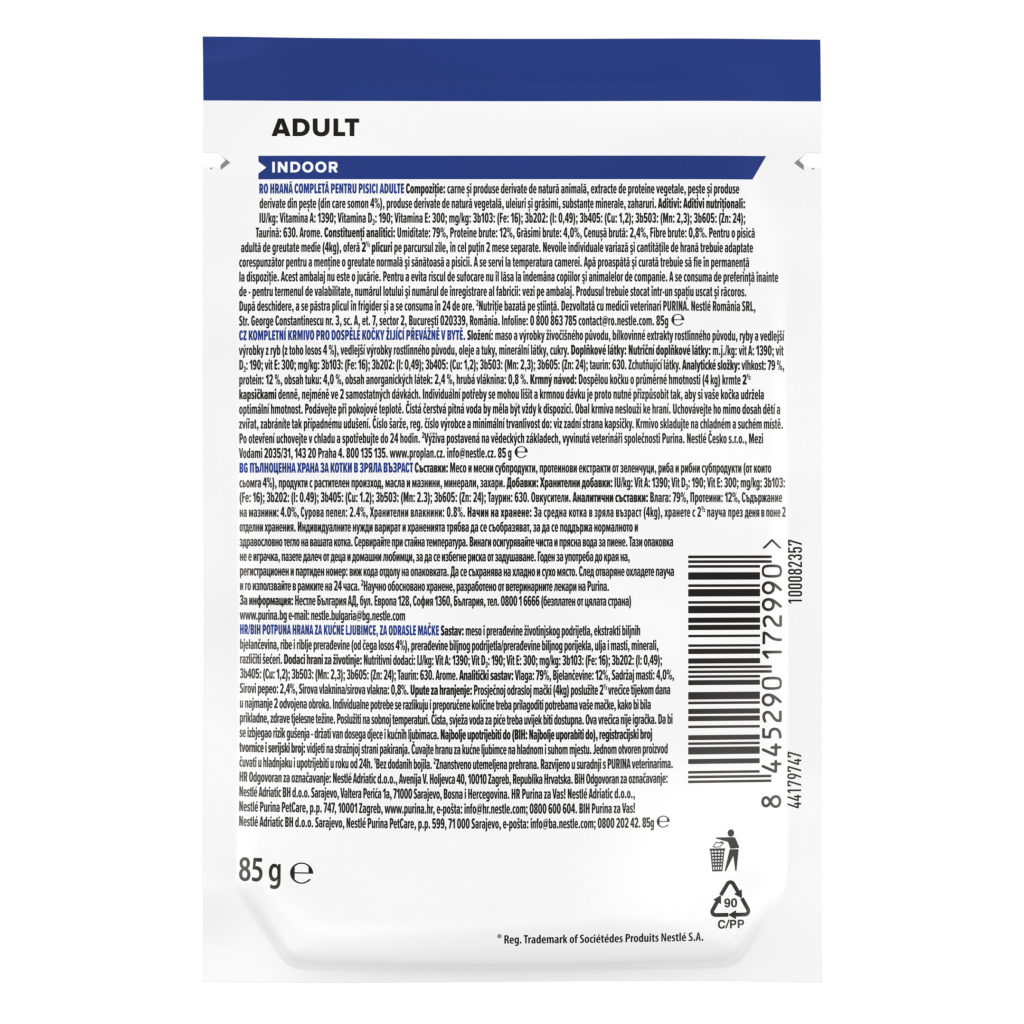 Pro Plan Sos İçinde Somonlu Yetişkin Kedi Konservesi 85gr