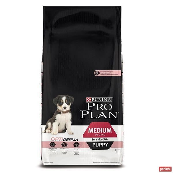 Pro Plan Puppy Medium Sensitive Skin Somonlu Orta Irk Yavru Köpek Maması 12kg