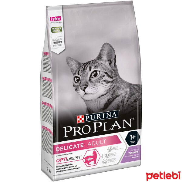 Pro Plan Delicate Hindili ve Pirinçli Hassas Seçici Yetişkin Kediler için Kedi Maması 3kg