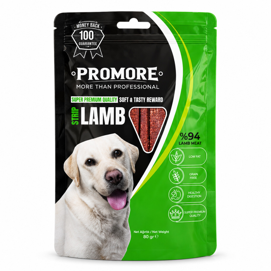 Promore Kuzu Etli Çubuk Köpek Ödül Maması 80gr