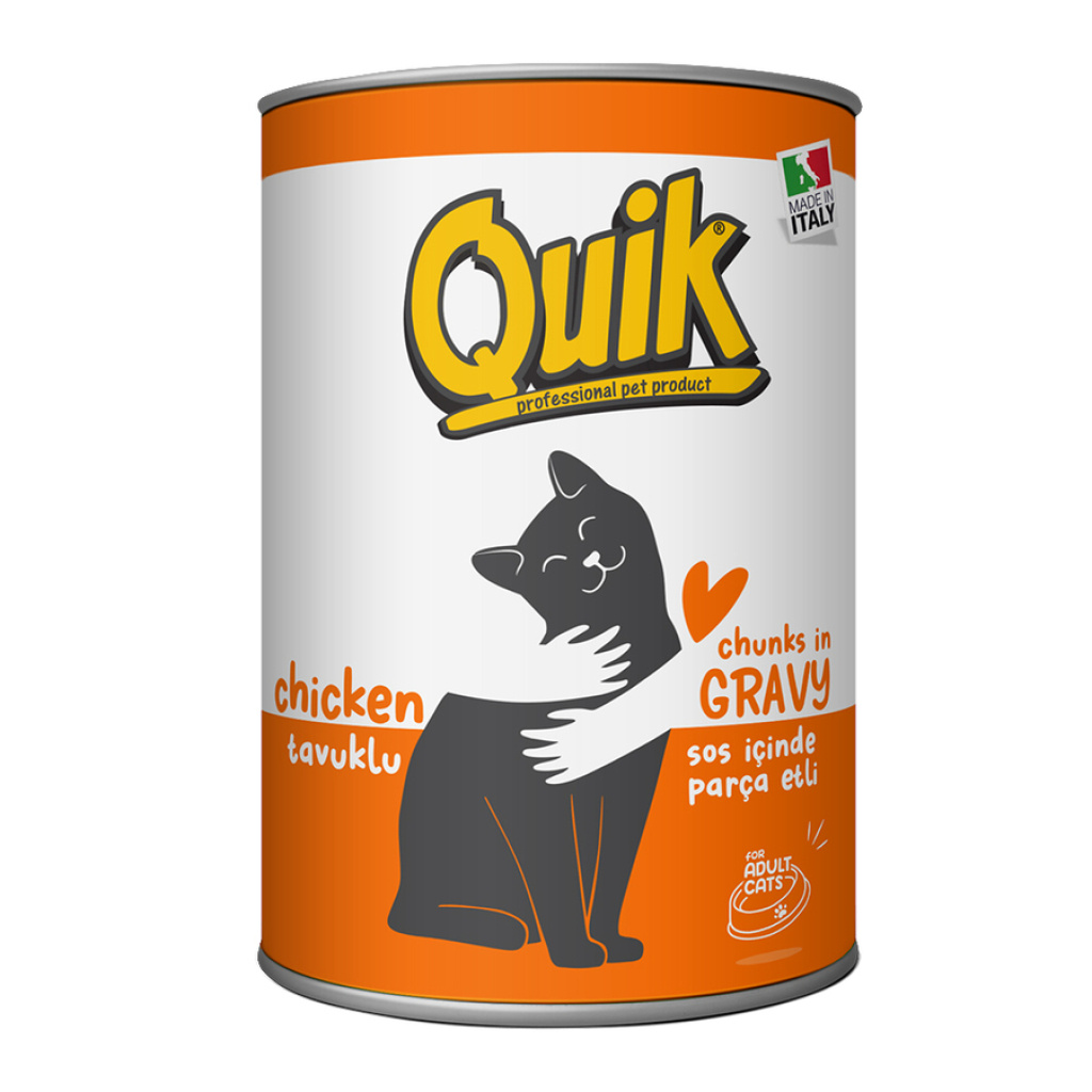 Quik Tavuklu Yetişkin Kedi Konservesi 415gr