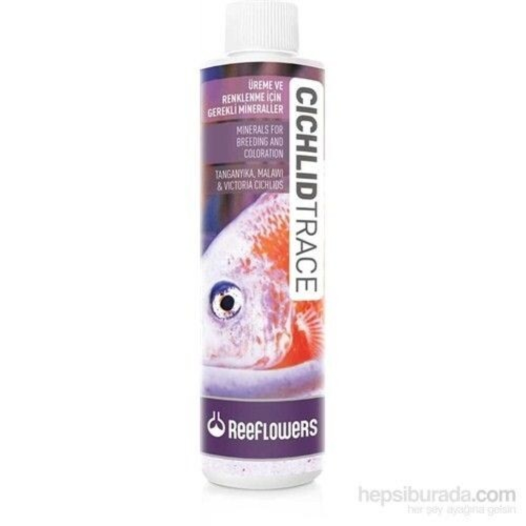 REEFLOWERS Cichlid Trace Mineral Destekli Akvaryum Su Düzenleyici 85ml