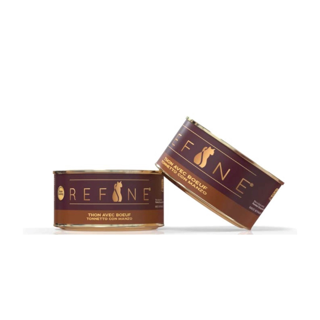 Refine Home Cooking Sığır Etli ve Ton Balıklı Yetişkin Kedi Konservesi 80gr