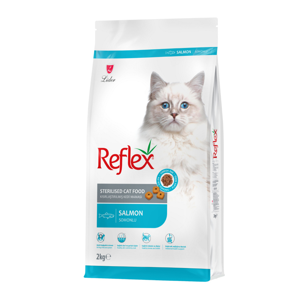 Reflex Somonlu ve Pirinçli Kısırlaştırılmış Kedi Maması 2kg