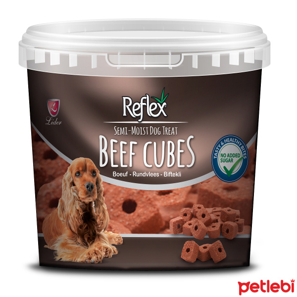 Reflex Biftekli Yarı Yumuşak Küp Köpek Ödül Maması 500gr