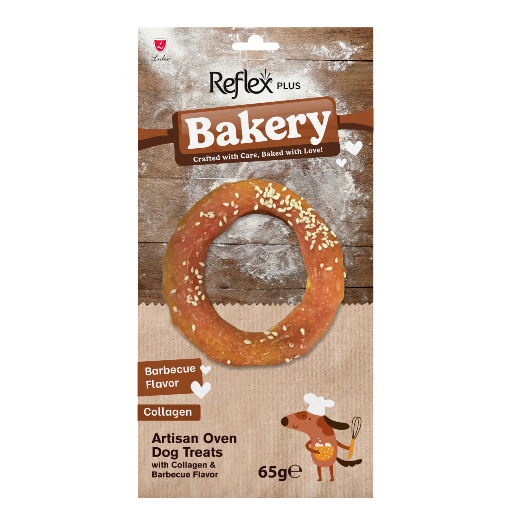 Reflex Plus Bakery Barbekü Aromalı Halka Köpek Ödül Maması 65gr