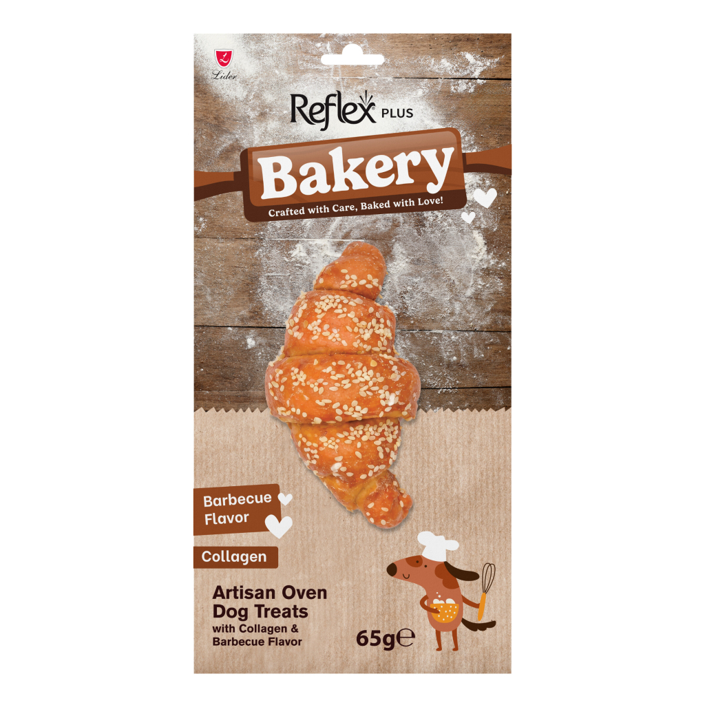 Reflex Plus Bakery Barbekü Aromalı Kruvasan Köpek Ödül Maması 65gr