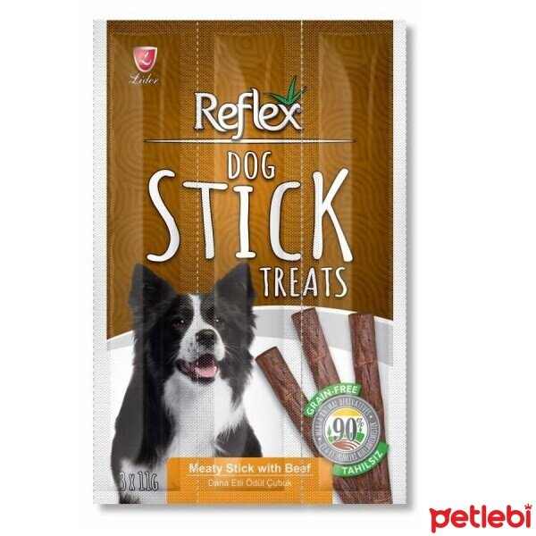 Reflex Karışık Tahılsız Köpek Ödül Çubuğu 33gr (3'lü)