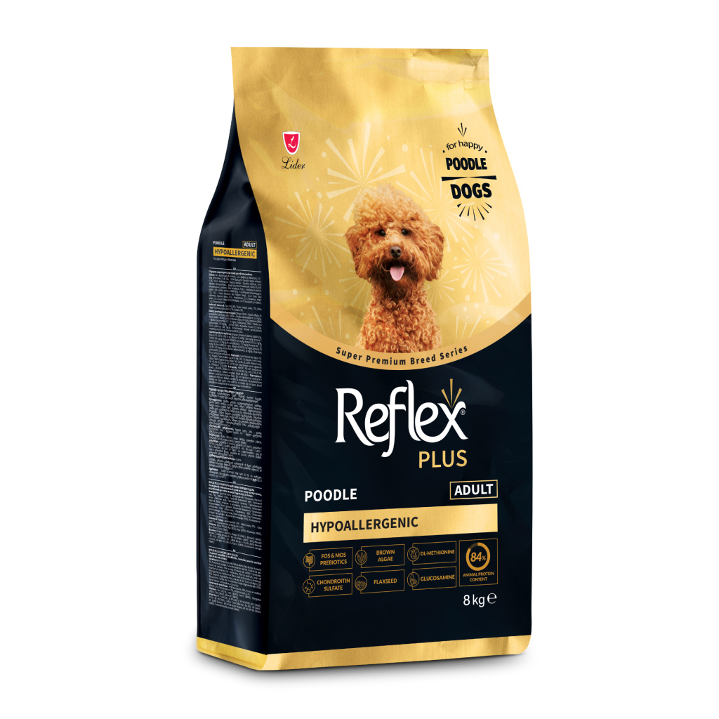 Reflex Plus Hipoalerjenik Poodle Yetişkin Köpek Maması 8kg