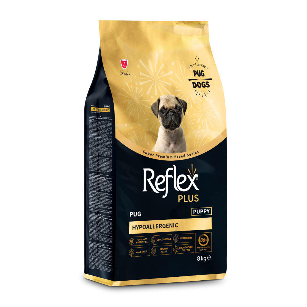 Reflex Plus Hipoalerjenik Pug Yavru Köpek Maması 8kg