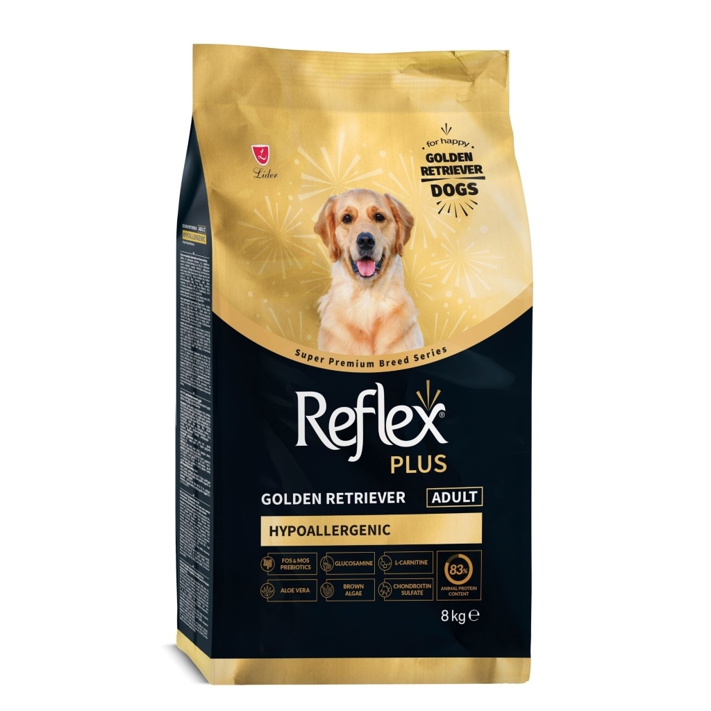 Reflex Plus Hipoalerjenik Golden Retriever Yetişkin Köpek Maması 8kg