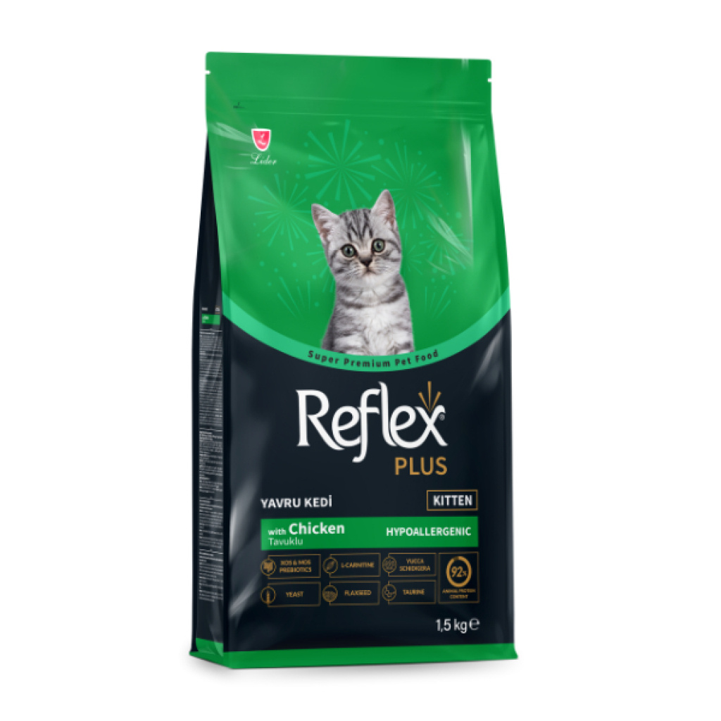 Reflex Plus Tavuklu Yavru Kedi Maması 1,5kg