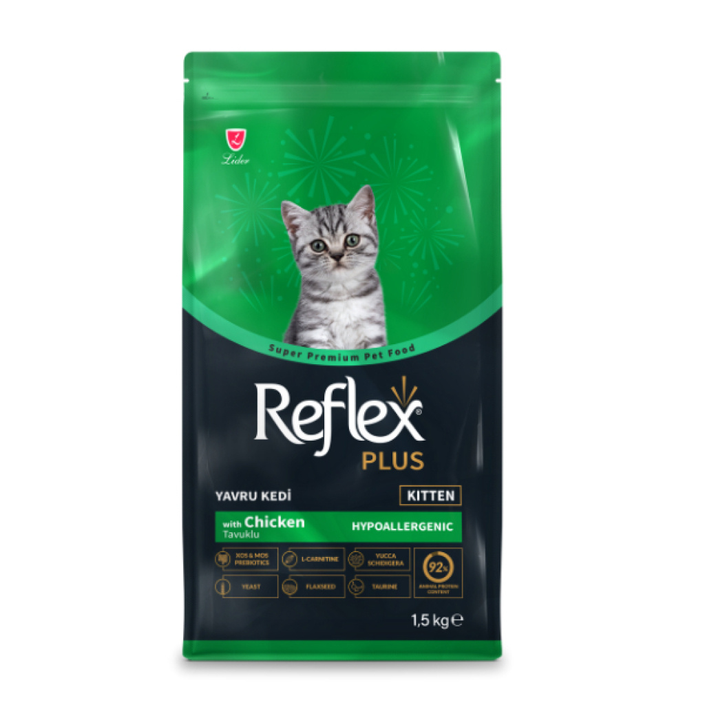 Reflex Plus Tavuklu Yavru Kedi Maması 1,5kg