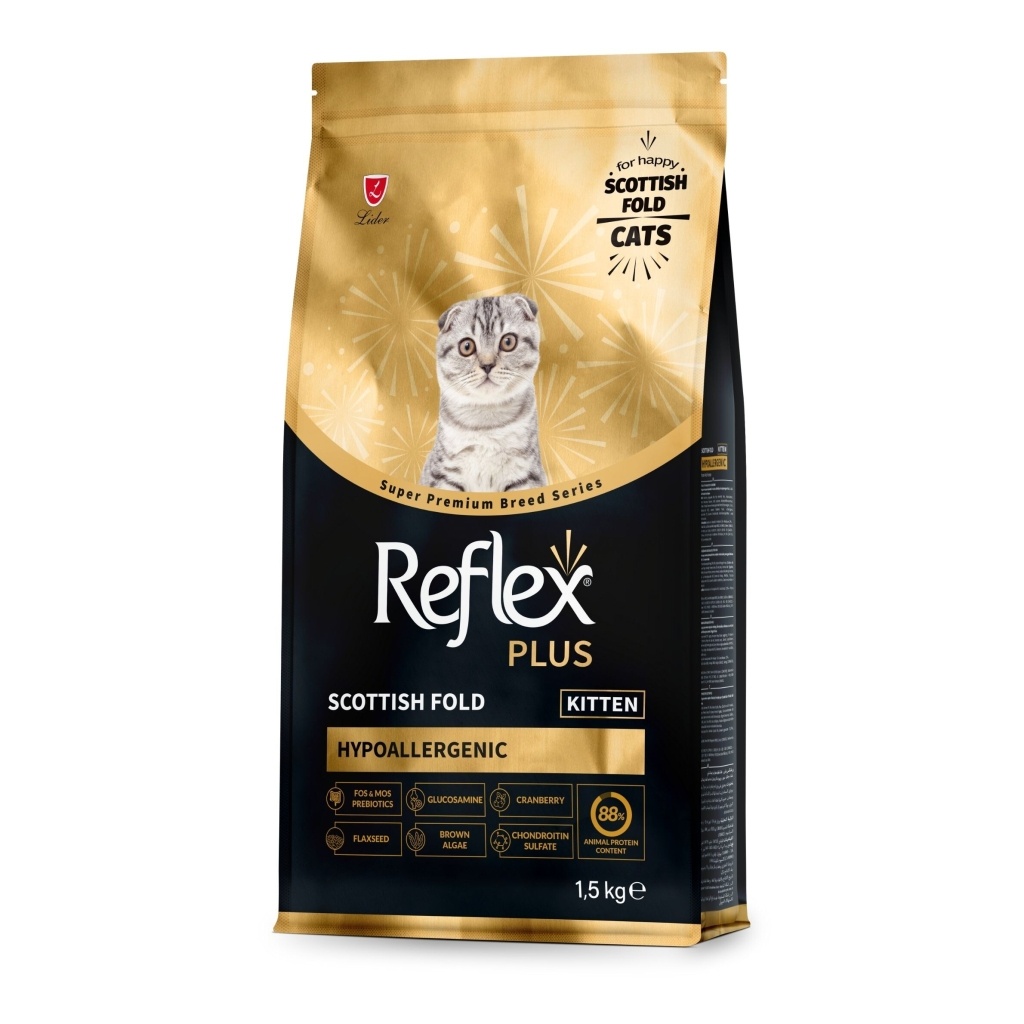 Reflex Plus Hipoalerjenik Scottish Fold Yavru Kedi Maması 1,5kg