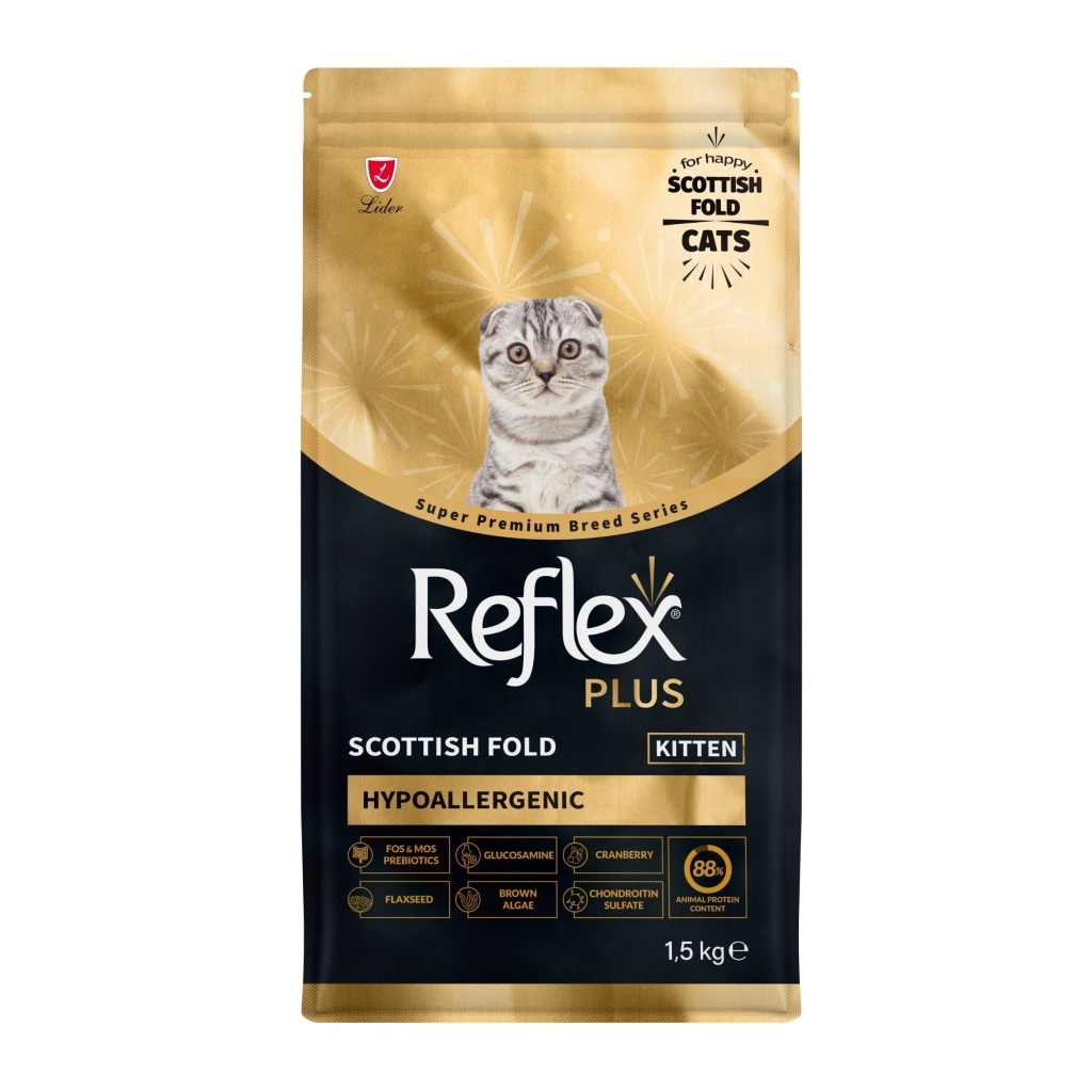 Reflex Plus Hipoalerjenik Scottish Fold Yavru Kedi Maması 1,5kg