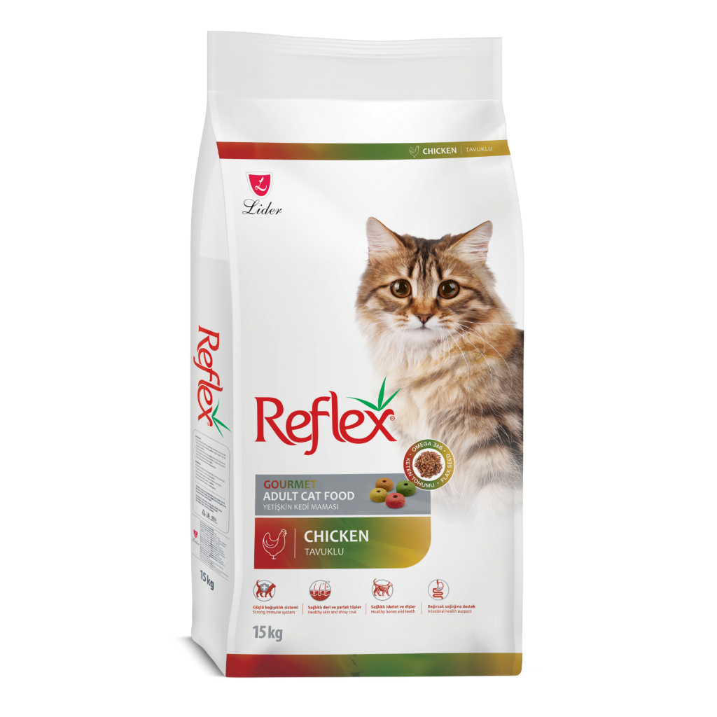 Reflex Multi Color Tavuklu Yetişkin Kedi Maması 15kg