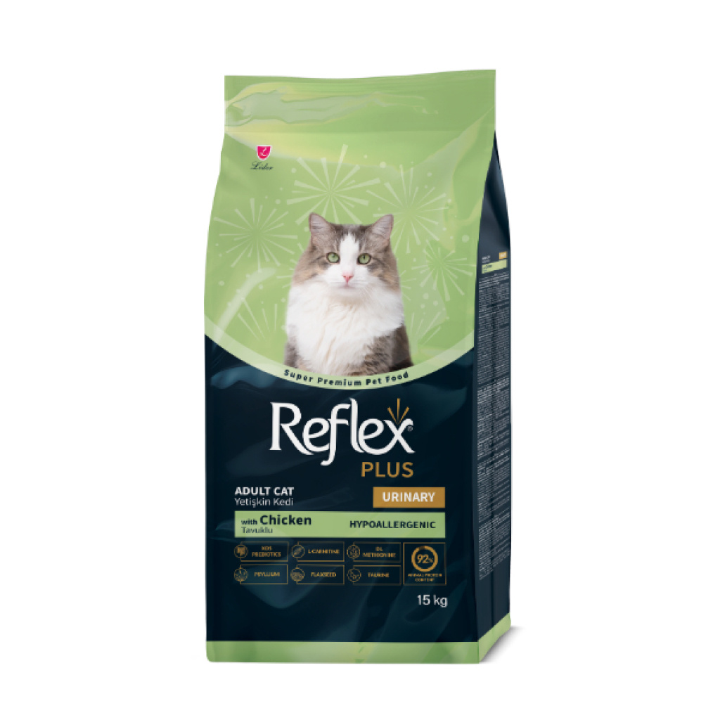 Reflex Plus Urinary Tavuklu Yetişkin Kedi Maması 15kg