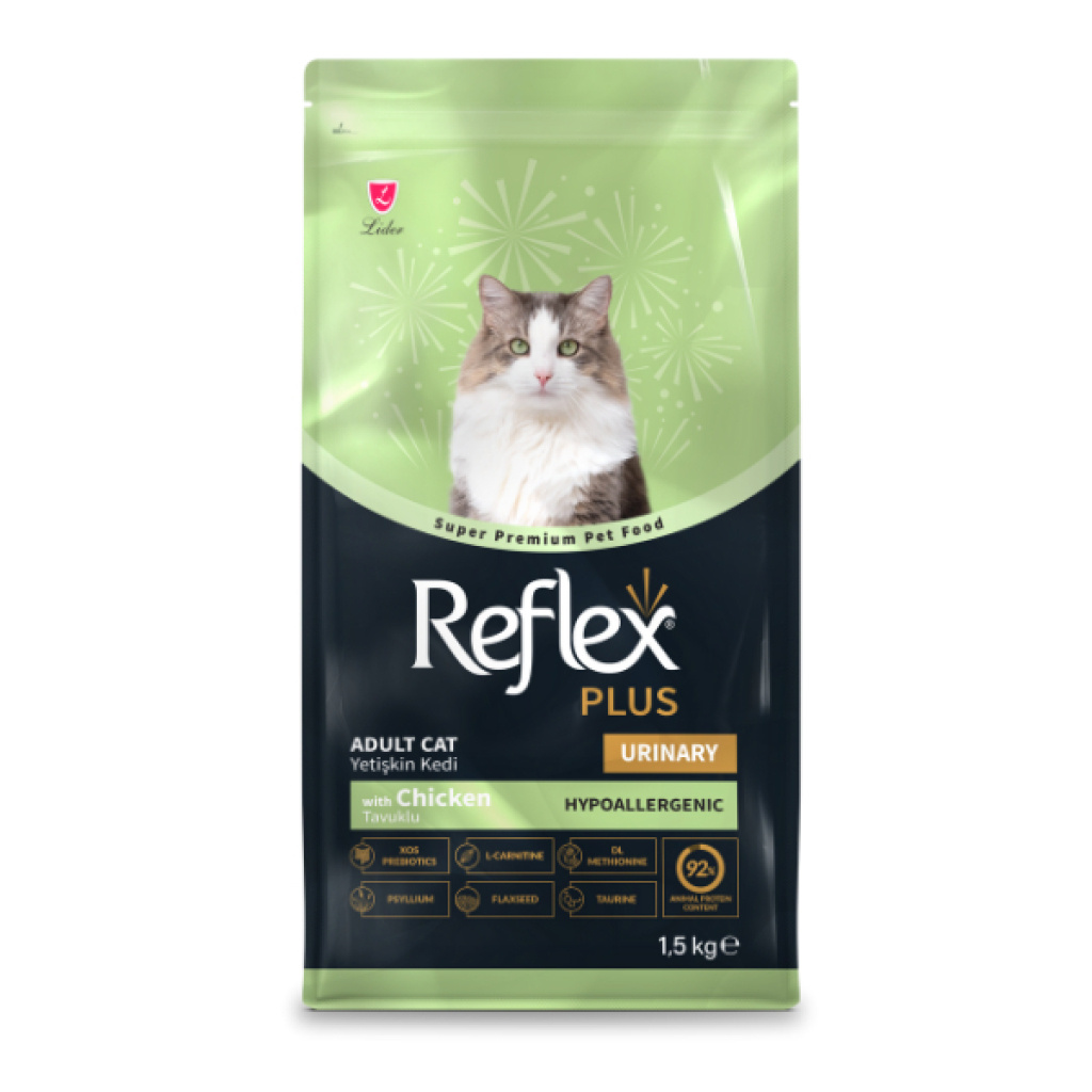 Reflex Plus Urinary Tavuklu Yetişkin Kedi Maması 1,5kg