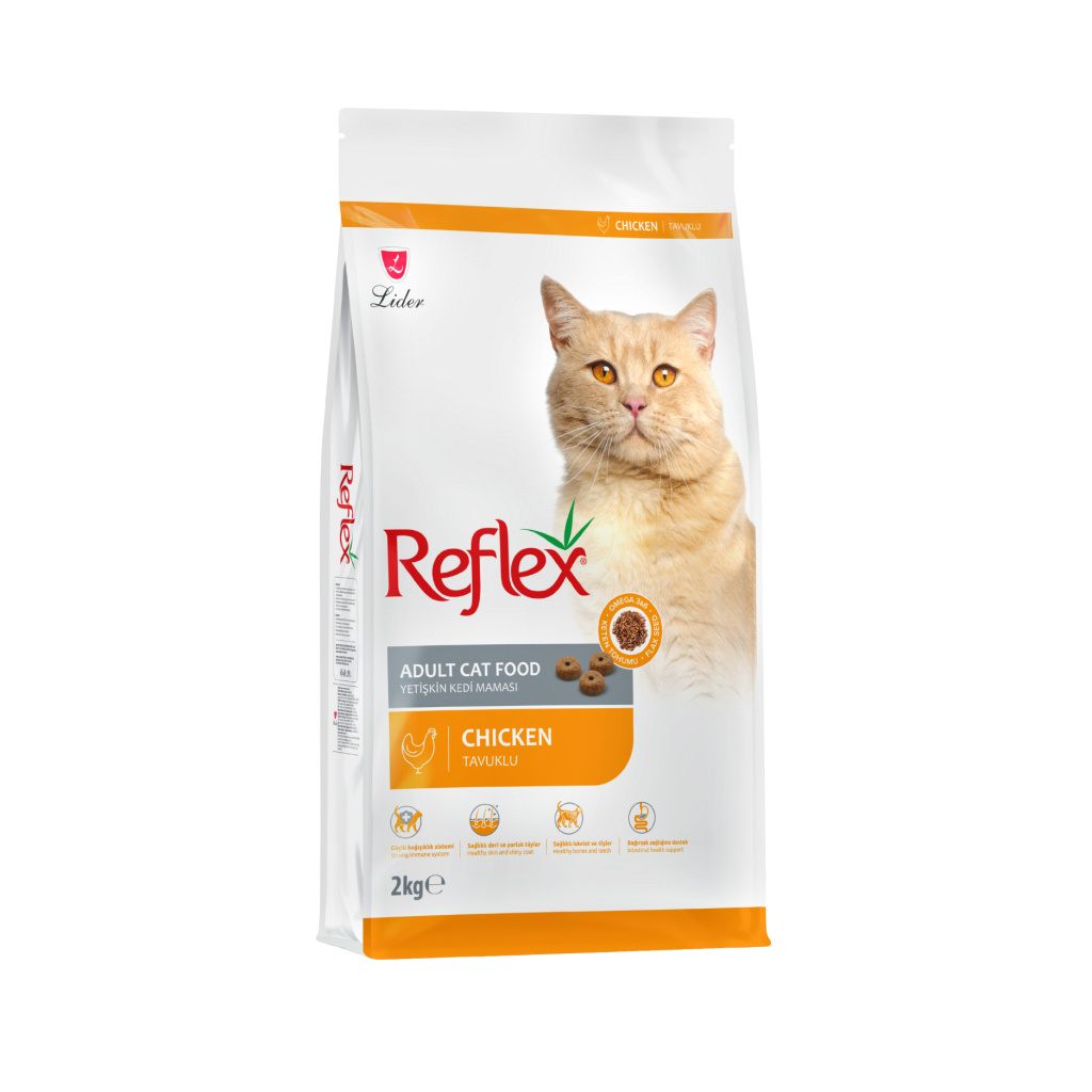 Reflex Tavuklu ve Pirinçli Yetişkin Kedi Maması 2kg