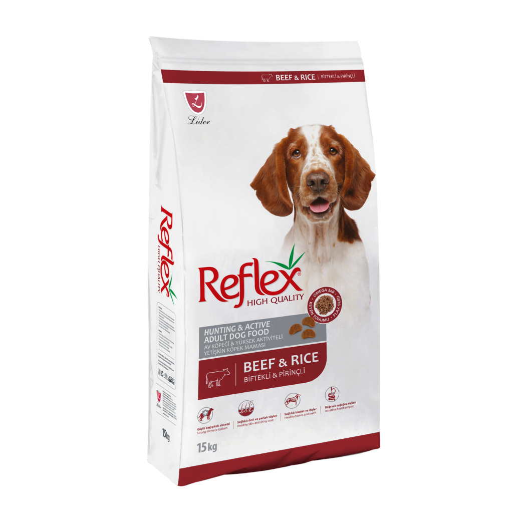 Reflex Active Biftekli Yetişkin Köpek Maması 15kg