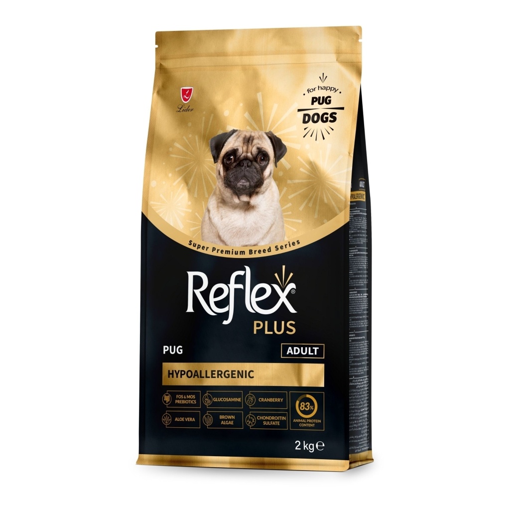 Reflex Plus Hipoalerjenik Pug Yetişkin Köpek Maması 2kg