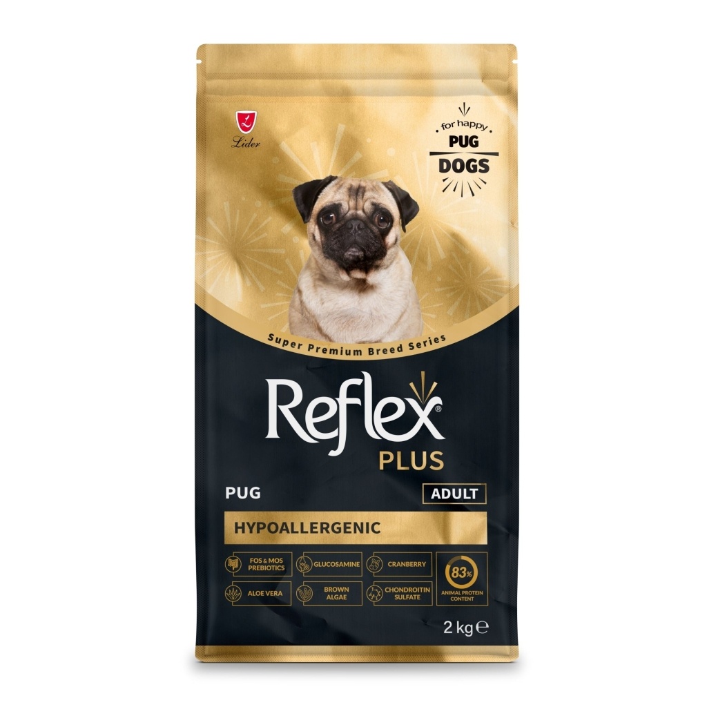 Reflex Plus Hipoalerjenik Pug Yetişkin Köpek Maması 2kg