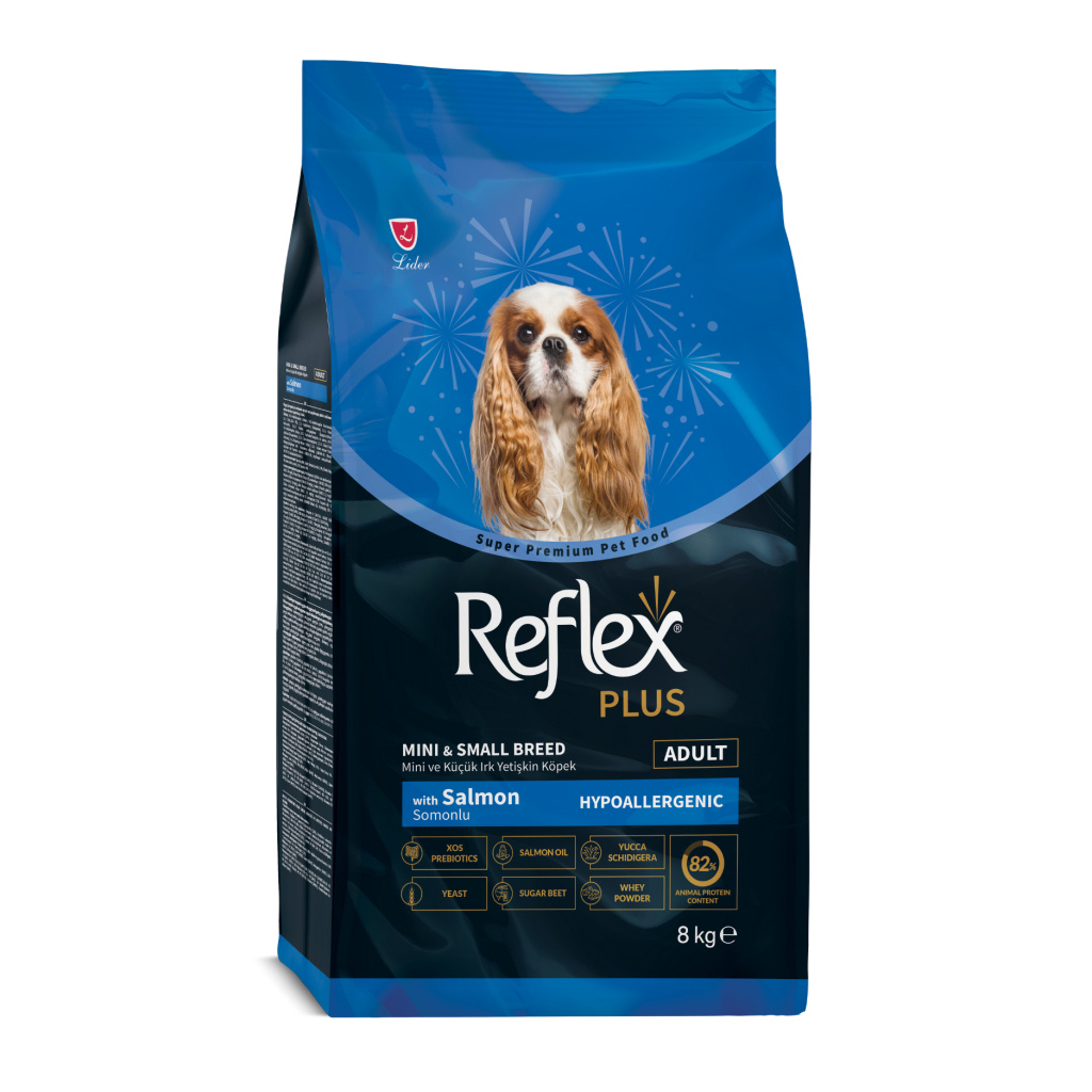 Reflex Plus Mini ve Küçük Irk Somonlu Yetişkin Köpek Maması 8kg