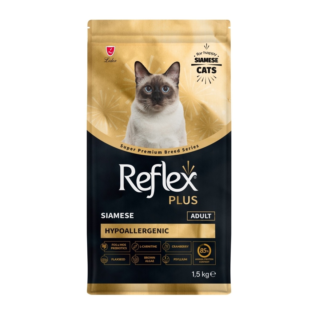Reflex Plus Hipoalerjenik Siamese Yetişkin Kedi Maması 1,5kg