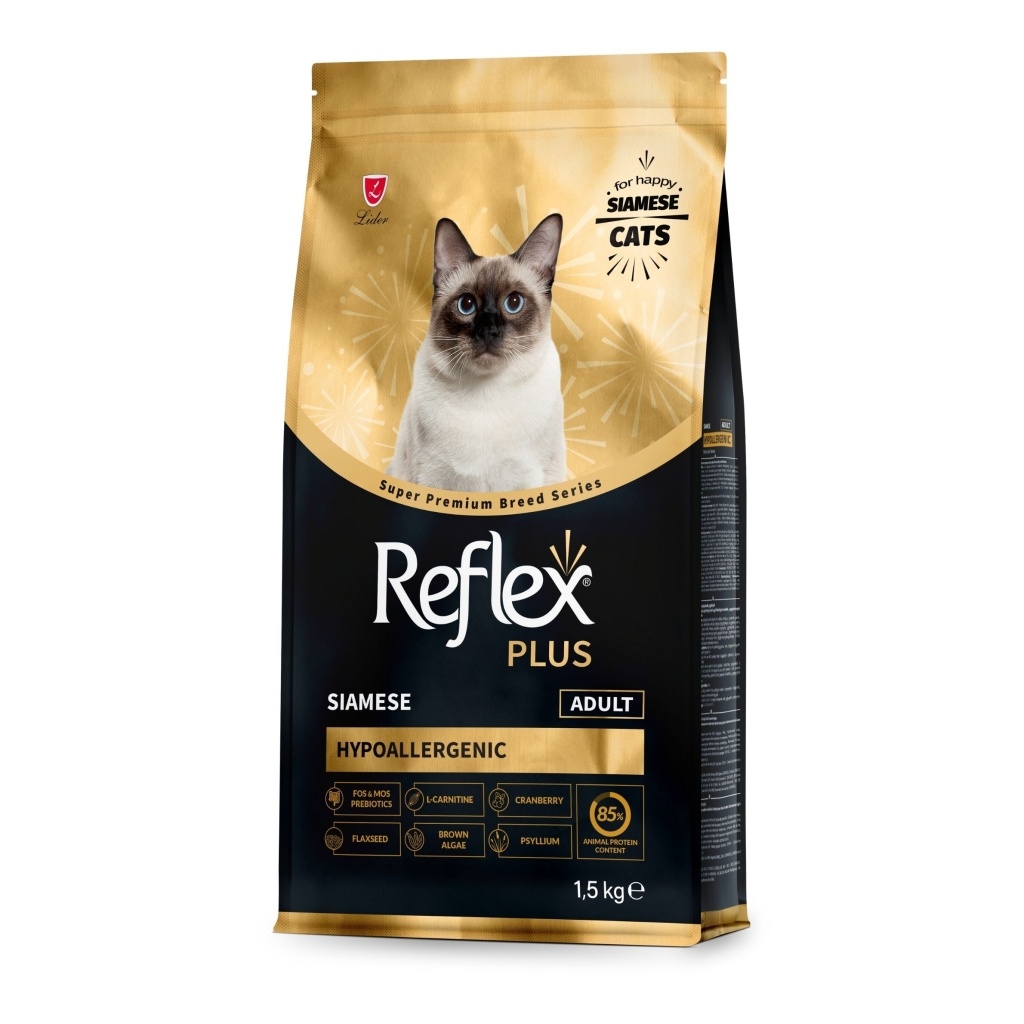 Reflex Plus Hipoalerjenik Siamese Yetişkin Kedi Maması 1,5kg
