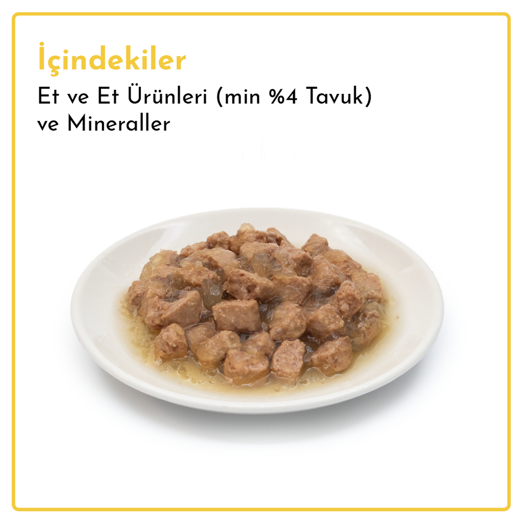 Rimba Jöle İçinde Parça Tavuk Etli Tahılsız Kedi Konservesi 85gr