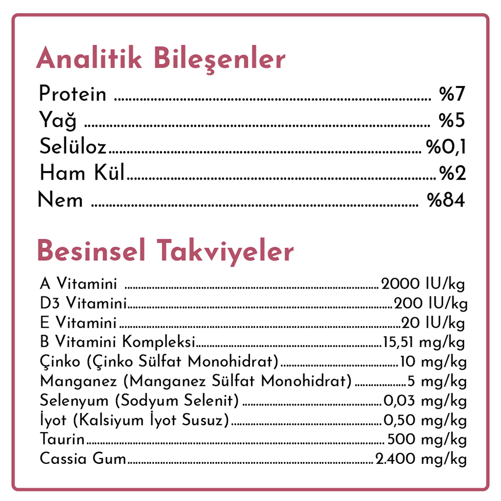 Rimba Jöle İçinde Parça Sığır Etli Kedi Konservesi 85gr (12 Adet)