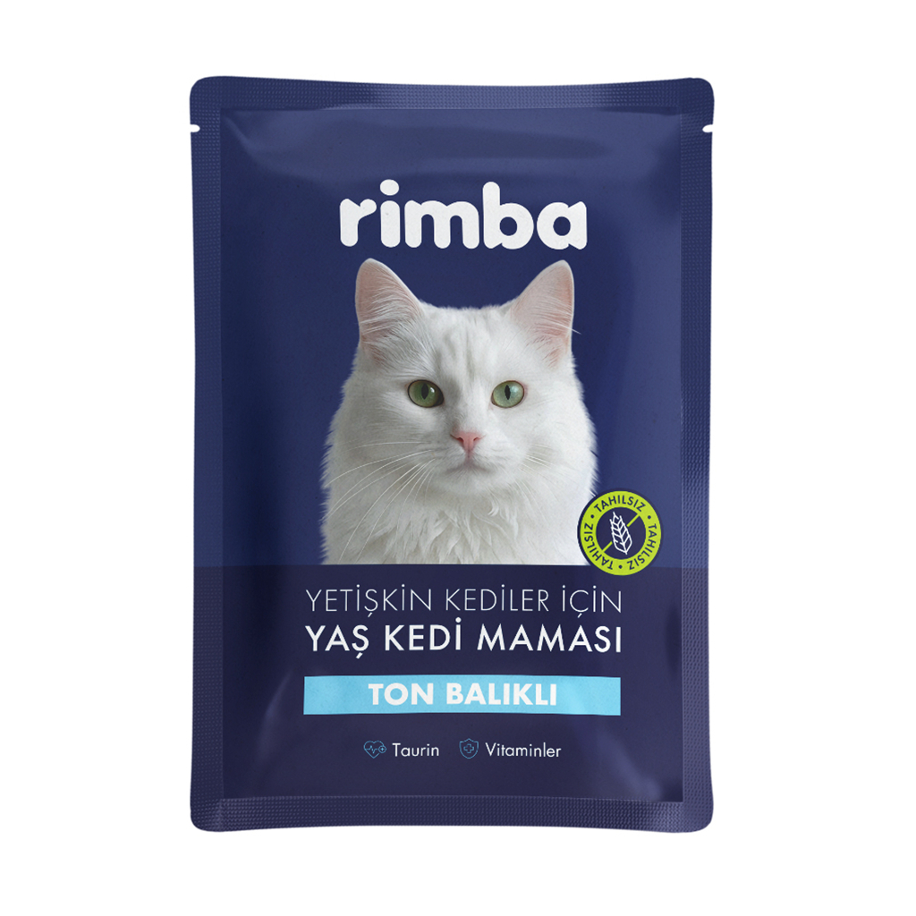 Rimba Jöle İçinde Karışık Çeşitli Kedi Konservesi 85gr (8 Adet)