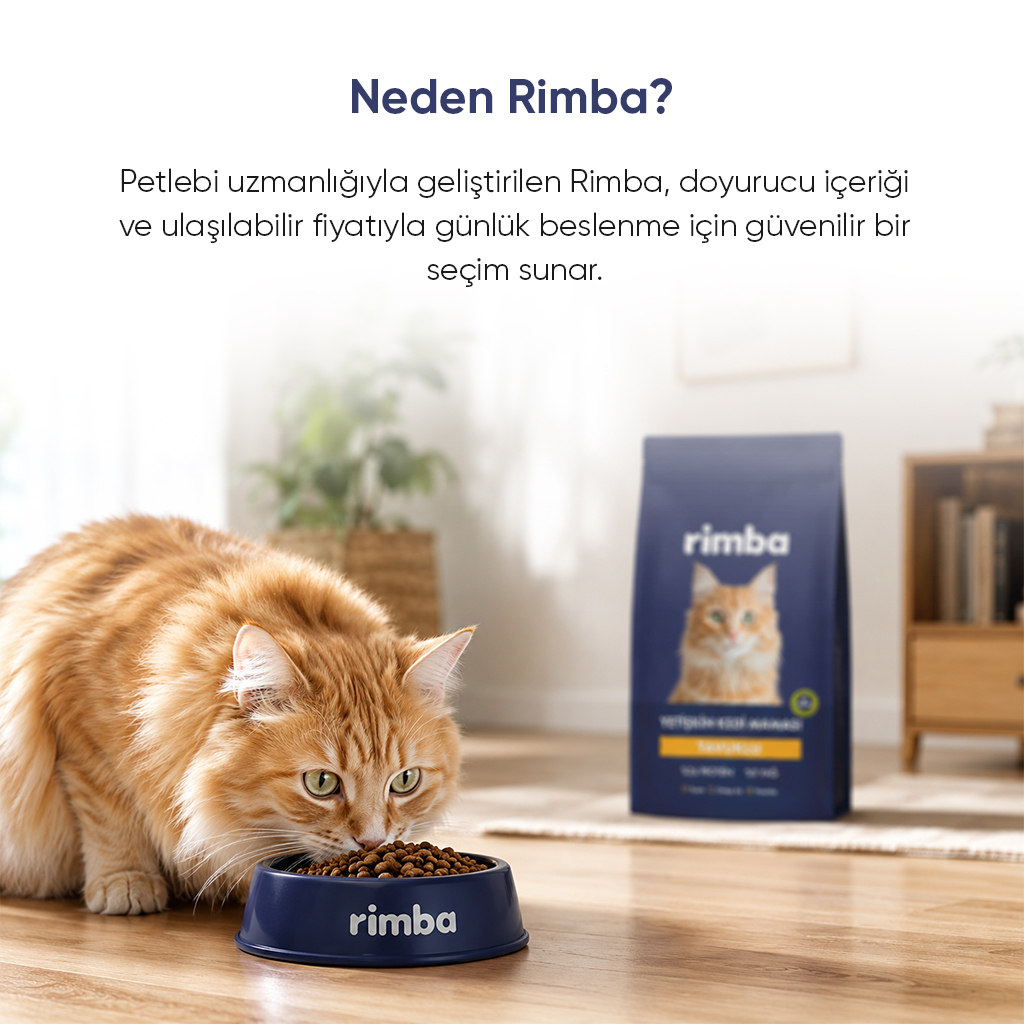 Rimba Tavuklu Yetişkin Kedi Maması 10kg