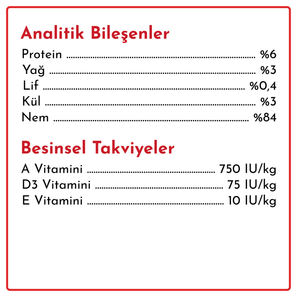 Rimba Sos İçinde Karışık Çeşitli Köpek Konservesi 400gr (6 Adet)