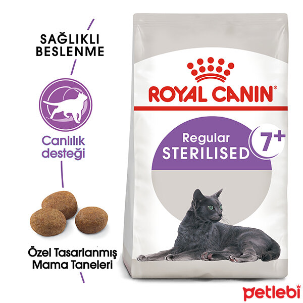 kür tepsi astar  Royal Canin Sterilised +7 Kısırlaştırılmış Kedi Maması 1,5kg Satın Al |  Petlebi